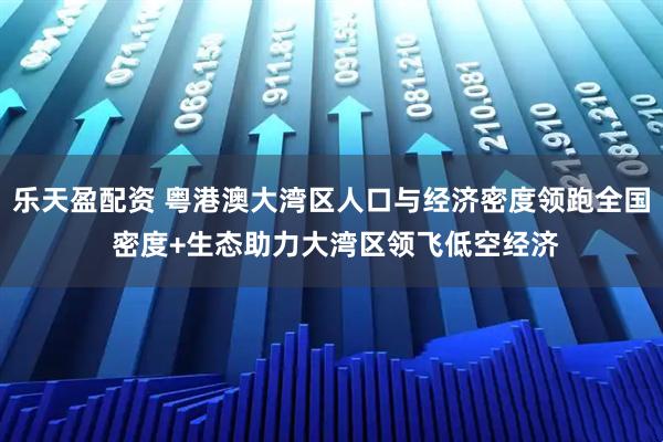 乐天盈配资 粤港澳大湾区人口与经济密度领跑全国 密度+生态助力大湾区领飞低空经济